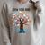 Grow Your Mind Read Reading Tree Books Librarian Teacher For Men Women Girls Kids Raglan Sleeve Sweatshirt Heather Forest