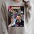 Halloween Horror Vintage Werewolf Vampire Comic Book Retro Raglan Sleeve Sweatshirt Heather Forest