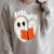 Halloween Teacher Library Ghost Books Men Women Kids Raglan Sleeve Sweatshirt Heather Forest Halloween Teacher Library Ghost Books Men Women Kids Raglan Sleeve Sweatshirt Heather Forest