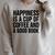 Happiness Is A Cup Of Coffee And A Good Book Reading Raglan Sleeve Sweatshirt Heather Forest
