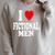 I Heart Love Fictional Men Book Movies Literature Reading Raglan Sleeve Sweatshirt Heather Forest