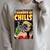 Horror Comic Book Cover Chamber Of Chills 19 Raglan Sleeve Sweatshirt Heather Forest