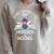Horse Lovers Easily Distracted By Horses And Books Raglan Sleeve Sweatshirt Heather Forest