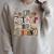 I'd Rather Be Reading Bookworm Cute Book Lover Raglan Sleeve Sweatshirt Heather Forest
