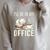 I’Ll Be In My Office Cat Coffee Book Reading Lover Raglan Sleeve Sweatshirt Heather Forest