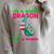 I'm A Book Dragon Not A Worm Books Reading Quotes Fun Raglan Sleeve Sweatshirt Heather Forest