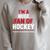 I'm a Huge Fan Of Hockey Players In Romance Books Raglan Sleeve Sweatshirt Heather Forest