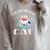 I'm An Indoor Cat I Drink Coffee Read Books Play Games Raglan Sleeve Sweatshirt Heather Forest