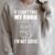 I'm Not Going Book Enthusiast Raglan Sleeve Sweatshirt Heather Forest
