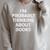 I'm Probably Thinking About Books Lover Worm Quote Fun Raglan Sleeve Sweatshirt Heather Forest
