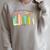 It's a Good Day To Read Book Outfit Raglan Sleeve Sweatshirt Heather Forest
