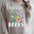 Just A Girl Who Loves Books Lover Librarian Reading Bookworm Premium Raglan Sleeve Sweatshirt Heather Forest