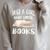 Just A Girl Who Loves Books Reader Lover T-Shirt Raglan Sleeve Sweatshirt Heather Forest