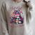 Just A Girl Who Loves Books And Wolves Librarian Teacher Raglan Sleeve Sweatshirt Heather Forest