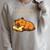 Just One More Chapter Capybara With Book Raglan Sleeve Sweatshirt Heather Forest