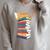 Kawaii Cat Lover Reading Books Librarian Humor Tee Raglan Sleeve Sweatshirt Heather Forest