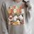 Let’s Go Ghouls Cozy Girly Ghosts Halloween Fall Book Lovers Raglan Sleeve Sweatshirt Heather Forest