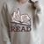 Let's Read Books Raglan Sleeve Sweatshirt Heather Forest
