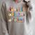 Library Cats Kittens Reader Book Lovers Pet Shelf Raglan Sleeve Sweatshirt Heather Forest