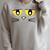 Library Teacher Reading Day Book Character Costume Blue Cat Raglan Sleeve Sweatshirt Heather Forest