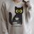 Life Essentials Witty Grungy Noisy Book Tea And Cat Raglan Sleeve Sweatshirt Heather Forest