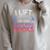 I Lift So I Can Carry More Books Reader Raglan Sleeve Sweatshirt Heather Forest