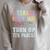 LITERACY IS MY JAM Turn Up Read Book Sound Volume Raglan Sleeve Sweatshirt Heather Forest