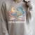 Lost In A Good Book Moon And Stars Fantasy BookTok Raglan Sleeve Sweatshirt Heather Forest