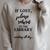 If Lost Please Return To The Library Book Lover Sign & Raglan Sleeve Sweatshirt Heather Forest