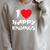 I Love Happy Endings Massage Book Reader Idea T-Shirt Raglan Sleeve Sweatshirt Heather Forest