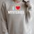 I Love Mysteries Heart Movies Books Novels TV Shows Stories Premium Tri-Blend Raglan Sleeve Sweatshirt Heather Forest