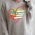 I Love Reading Heart Love Books TShirt Library Bookworm Raglan Sleeve Sweatshirt Heather Forest