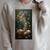 Magical Book Floral Coffee Books Nature Fantasy Raglan Sleeve Sweatshirt Heather Forest