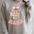 Mama Book First Chapter Birthday Family Matching Party Raglan Sleeve Sweatshirt Heather Forest