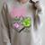 Matcha & Books Club Green Tea Latte Lovers Raglan Sleeve Sweatshirt Heather Forest