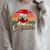 Merry Christmas Retro Vintage Pugmas Pug Reading Books Raglan Sleeve Sweatshirt Heather Forest