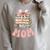 Mom Book First Chapter Birthday Family Matching Party Raglan Sleeve Sweatshirt Heather Forest