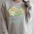 Montessori Teacher Books Sunflowers School Education Learn Raglan Sleeve Sweatshirt Heather Forest