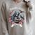 Morally Grey Book Club Gothic Skeleton And Raven Vintage Premium Tri-Blend Raglan Sleeve Sweatshirt Heather Forest