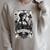 Morally Grey Book Club Lover Gothic Card Style Premium Tri-Blend Raglan Sleeve Sweatshirt Heather Forest