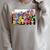 Mr Men Little Miss Retro Colourful Comic Book Scene Raglan Sleeve Sweatshirt Heather Forest