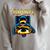 NASA Astronaut In Space Hole Comic Book Style Geek Raglan Sleeve Sweatshirt Heather Forest