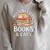 All I Need Is Books And Cats Reading Raglan Sleeve Sweatshirt Heather Forest
