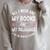 All I Need Are My Books My Pajamas It Is Too Peopley Outside Raglan Sleeve Sweatshirt Heather Forest