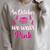 In October We Wear Pink Breast Cancer Awareness Books Lover Raglan Sleeve Sweatshirt Heather Forest
