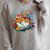 Open Book With Colorful Floral Reading Magic Raglan Sleeve Sweatshirt Heather Forest