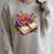 Open Book With Colorful Flowers For Readers Raglan Sleeve Sweatshirt Heather Forest
