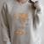 Owl Library Books Wisdom Reading Vintage Scholar Raglan Sleeve Sweatshirt Heather Forest