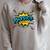 Physics Is My Superpower Comic Book Style Raglan Sleeve Sweatshirt Heather Forest
