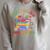 Plant A Seed Read Summer Reading 2026 Librarian Books Floral Raglan Sleeve Sweatshirt Heather Forest